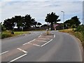 Approaching the junction of Mortehoe Station Road with the B3343 in EX34 7HJ