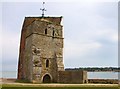 St Helen's Church and pillbox at Bembridge in PO33 1XY