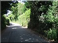 Road from the north into Cheriton Fitzpaine in EX17 4JX