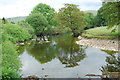 River Ribble at Horton in Ribblesdale in BD24 0HL