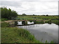 River Colne: Staines Moor footbridge in TW18 4YJ