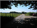 Footpath south from Two Houses, Hollow Lane, Dormansland, Surrey in RH7 6PB
