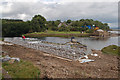 Footbridge construction at the mouth of the Broadford River in IV49 9AF
