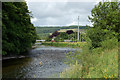Looking upstream at Kingsmeadows, Peebles in Peebles