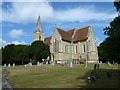 St John the Apostle, Marchwood on a glorious July morning in SO40 4WZ