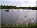 Water skiing on Treeton Dyke in S60 5FZ