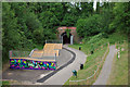 Heathfield Tunnel and skateboard park in TN21 8EX