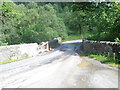 Damaged bridge on the B839 over the River Goil in PA24 8AN