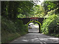 Railway bridge over the A433 in GL7 6NZ