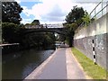 Iron footbridge across the Regent's Canal in NW1 7HB