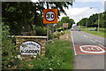 Osgodby village sign in YO11 3QQ