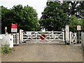 Crossing Gates at North Cove, Suffolk in North Cove