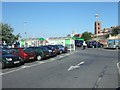 Cars parked at Asda in Weymouth in DT4 0DS