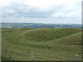 The north west corner of Eggardon Hill fort in DT6 3ST