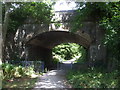 Forrest Rd bridge over cycle and footpath, Penarth in CF64 3DU