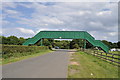 Over-track footbridge for racing at Oliver's Mount in YO12 4BP