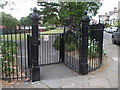 Entrance to Belle View Park, Penarth in CF64 1TP