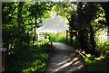 Footbridge on the path to Powder Mills in TN9 1XG