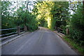 Powder Mill Lane crosses a small stream in TN11 9FB
