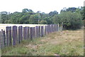 Slate fence on the Elwy floodplain in LL17 0NR