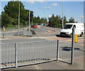 Western end of Rover Way, Cardiff in CF24 1RL