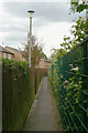 Urban footpath in NG5 8FX