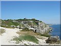 South West Coast Path passing Freshwater Bay, Portland in DT5 2DG