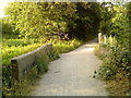 Bridge on the footpath along the River Trent in NG9 6DB