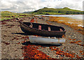 Boats on the shore of Loch Snizort Beag in IV51 9NU