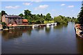 Looking upstream from Wallingford Bridge in OX10 8FX