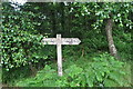 Exmoor : Wimbleball - Signpost in TA4 2JG