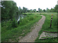 Footpath by the Stort navigation in CM21 9EY