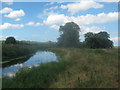 River Little Stour flowing downstream in CT3 1SQ