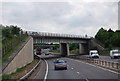A505 bridge over the A11 in CB21 6AW