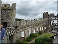 Part of Conwy town walls in LL32 8RT