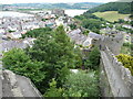 Conwy town walls and castle in LL32 8RT