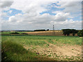Undulating farmland north of Southacre Road in PE32 2EL