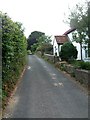 View westwards along Stant Way from the edge of Combe St Nicholas in TA20 3PU