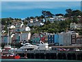 A view of Kingswear upon leaving the marina in TQ6 0DB