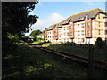 Flats beside railway line, Lake, IoW in PO37 6HJ