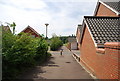 Footpath through the housing estate in NR5 9HU