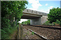 A264 bridge over Horsham - Three Bridges railway in RH12 6AP