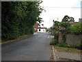 Brookhouse Lane entering Framfield from the south in TN22 5PT