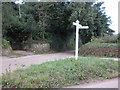 Minor road junction, near Westcott in EX15 1RJ