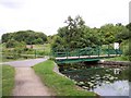 Bradley swing bridge near the "Mucky Mountains" in WA12 8QS