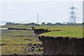 Coastal erosion on the Wye estuary in NP16 5SS