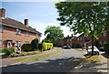 Bend in Buckingham Rd in NR4 7EF