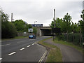 Wide Lane going under M27 in SO16 2PA