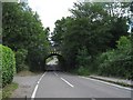 Passing under the railway in GU34 4PR