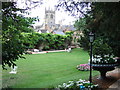 Garden at the George Hotel, Stamford in PE9 2NQ